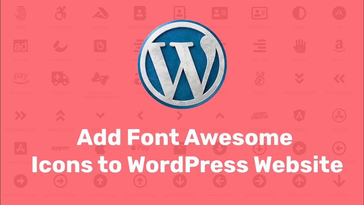 1280x720 Wordpress Font Awesome Icon Plugin Add Font Awesome Icons