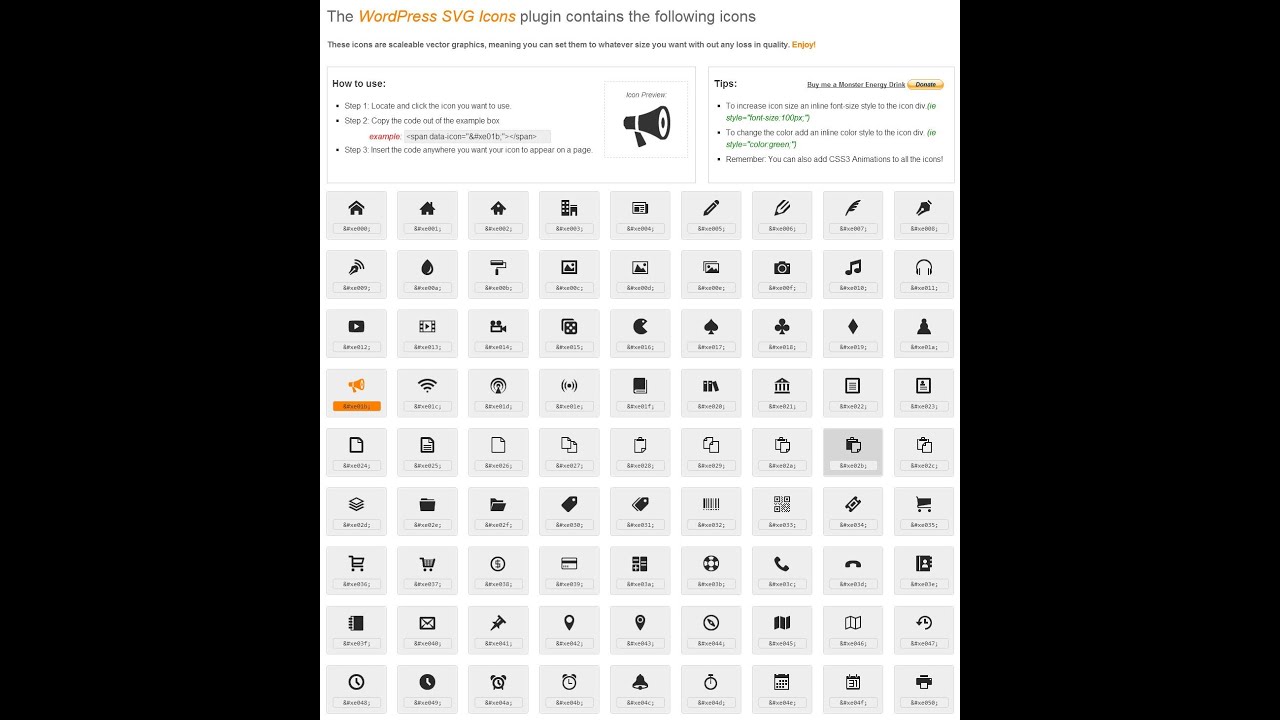 1280x720 Wordpress Icon Plugin