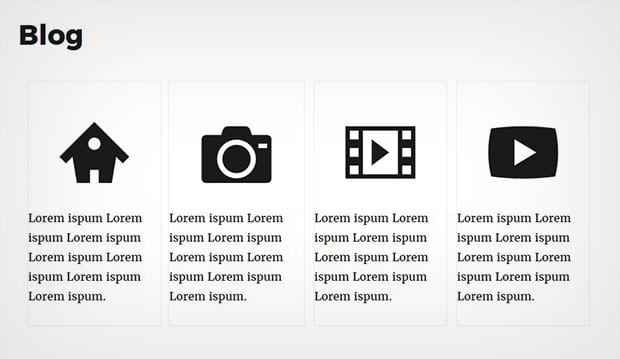 How To Add Wordpress Feature Boxes With Icons 620x359 How To Add Wordpress Feature Boxes With Icons