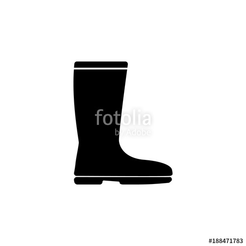 500x500 Rubber Boot Icon Element Of Farming And Garden Icons Premium