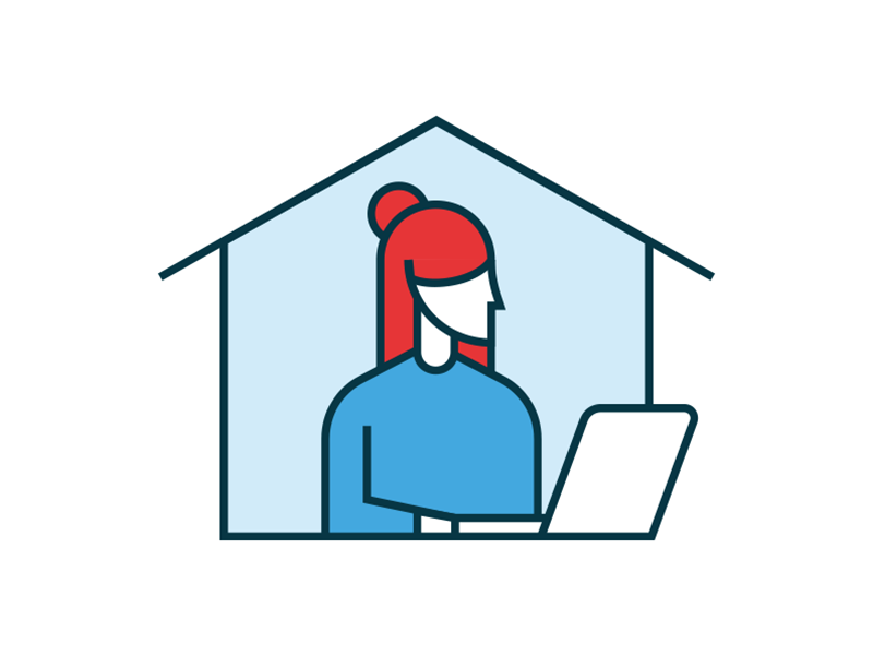 Work From Home Icon at Vectorified.com | Collection of Work From Home ...