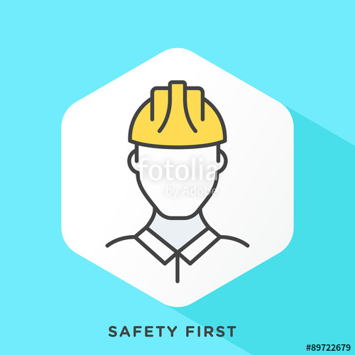 Work Helmet Icon With Dark Grey Outline And Offset Flat Colors 500x500 Work Helmet Icon With Dark Grey Outline And Offset Flat Colors
