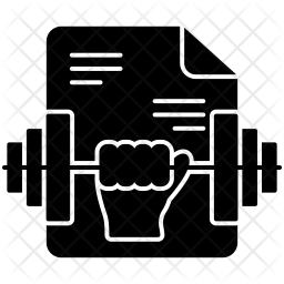 256x256 Hard Work Icon Of Glyph Style