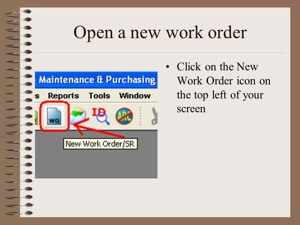 960x720 Work Orders How To Create A Work Order For An Unplanned Event