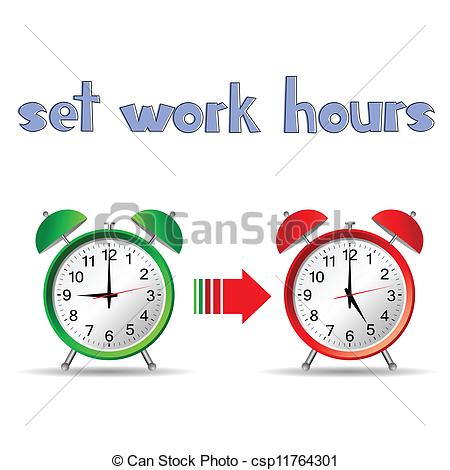 450x470 Work Schedule Clipart