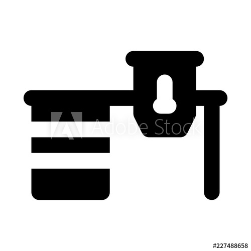 500x500 Workbench Tool Vice Workshop Factory Vector Icon