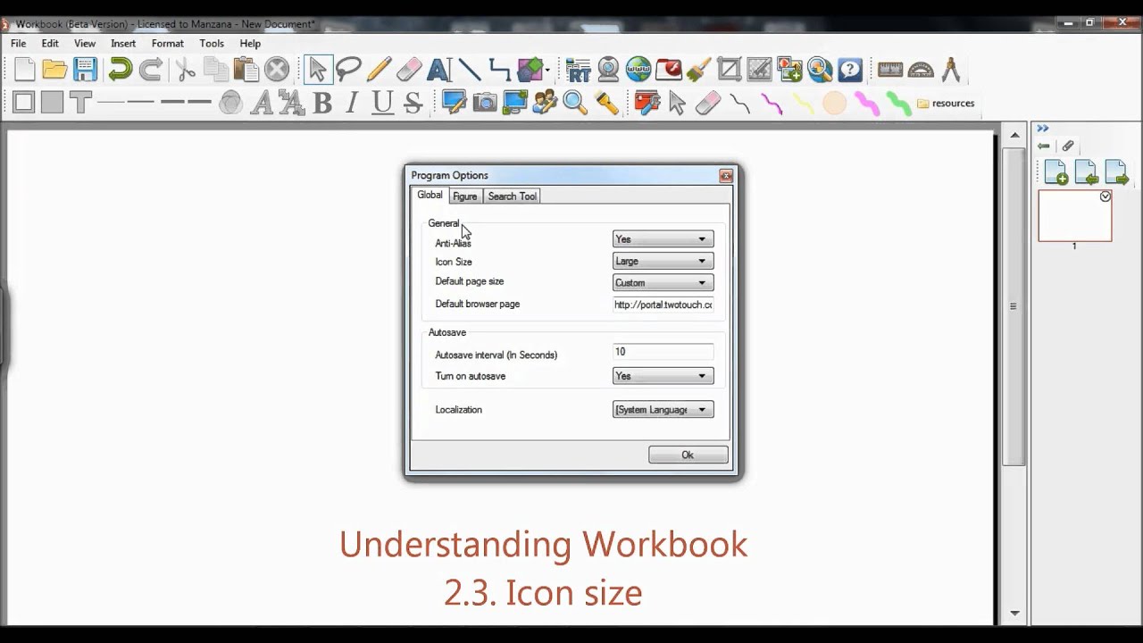 1280x720 Understanding Workbook Icon Size