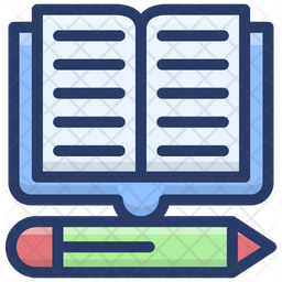 256x256 Workbook Icon Of Colored Outline Style