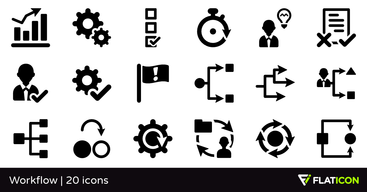 1200x630 Workflow Free Icons