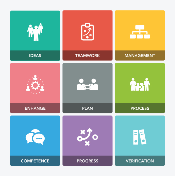 600x602 Workflow Icons Set Free Download