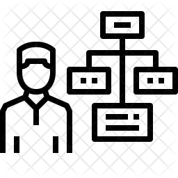 256x256 Employee Workflow Icon Of Line Style