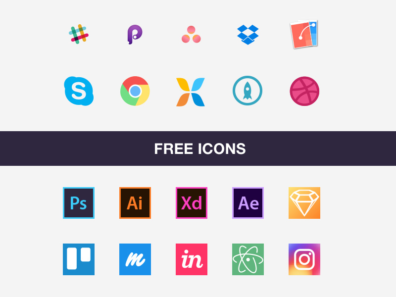 800x600 Free Icon Set For Designer's Workflow