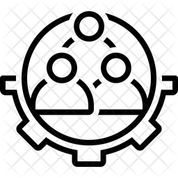 256x256 Workforce Icon Of Line Style