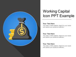 Working Capital Icon Ppt Example Templates Powerpoint Slides 260x195 Working Capital Icon Ppt Example Templates Powerpoint Slides