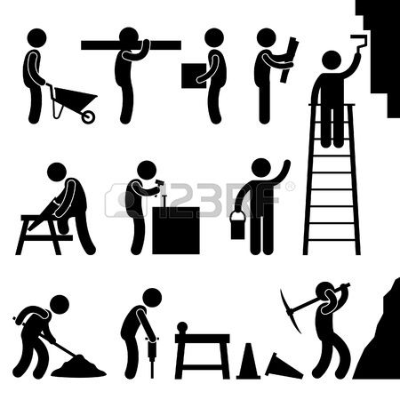 Working Man Icon at Vectorified.com | Collection of Working Man Icon ...