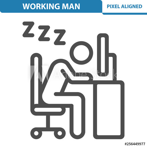 500x500 Working Man Icon