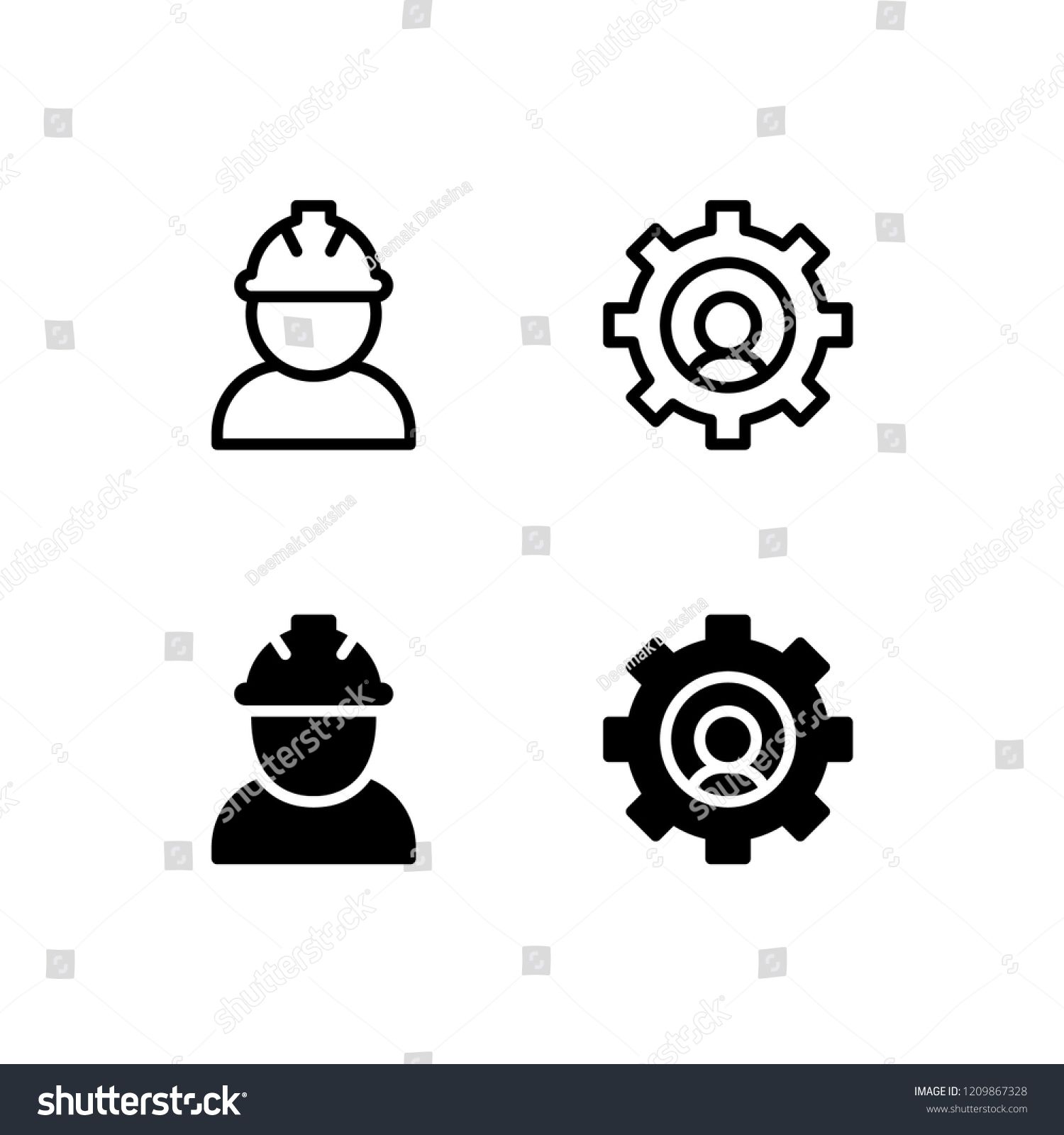1500x1600 Engineering Icon Design Engineer, Worker, Builder, Engineering