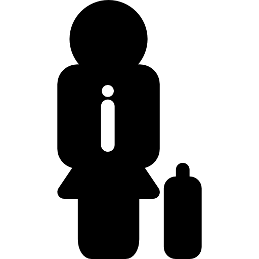 512x512 Standing Working Woman Icons Free Download