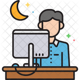 256x256 Workload Icon Of Colored Outline Style