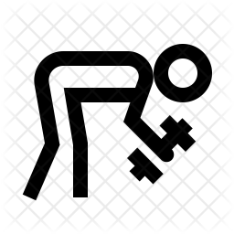 256x256 Workout Icon Of Line Style