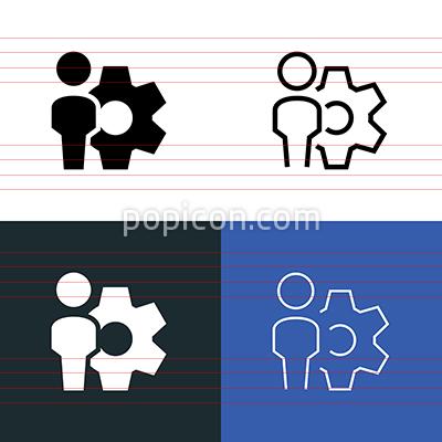400x400 Industrial Workplace Icon Set