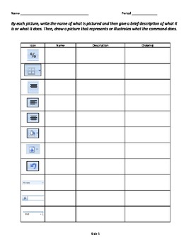 270x350 Microsoft Excel Icon Identification Worksheet