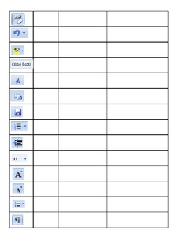 270x350 Microsoft Word Icon Identification Worksheet