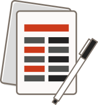 196x209 Fw Worksheet Pen Icon