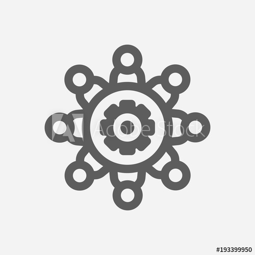 500x500 Workshop Icon Line Symbol Isolated Vector Illustration