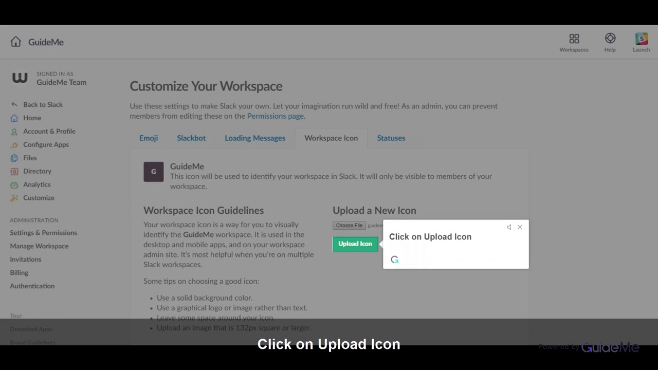 1280x720 How To Add Or Change A Workspace Icon In Slack
