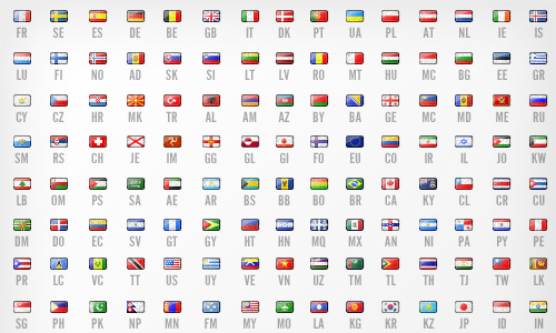500x300 Sets Of Free High Quality Flag Icons