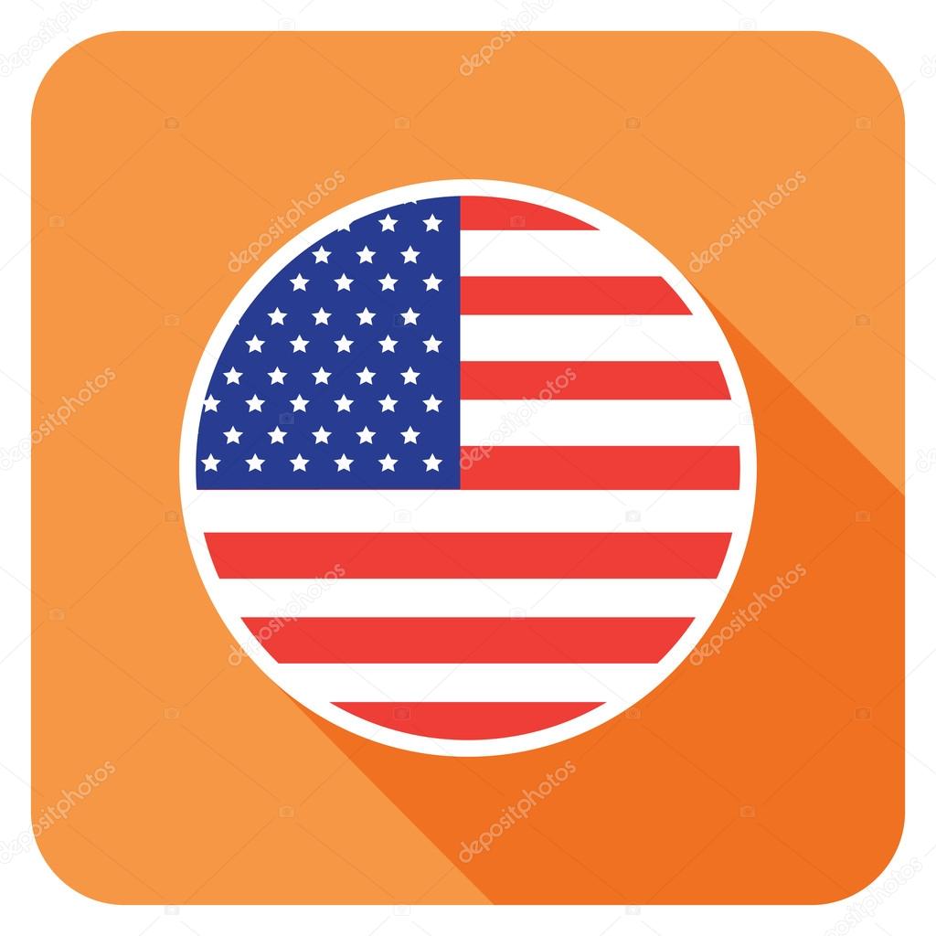 1024x1024 Usa Flag Icon Flat
