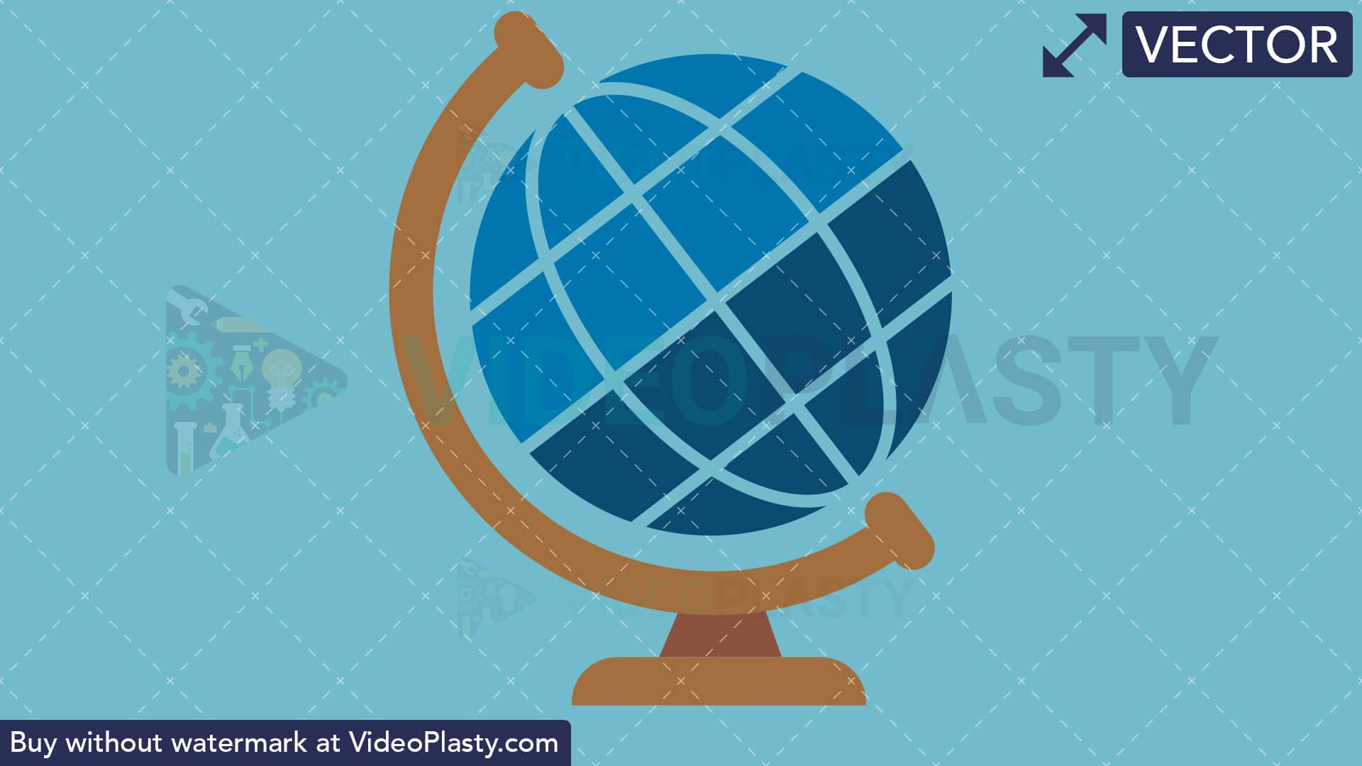 1920x1080 Globe Flat Icon
