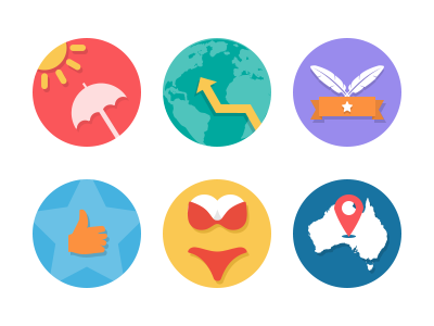 400x300 Colorful Flat Icons