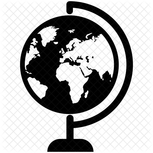 512x512 Globe Icon Of Glyph Style