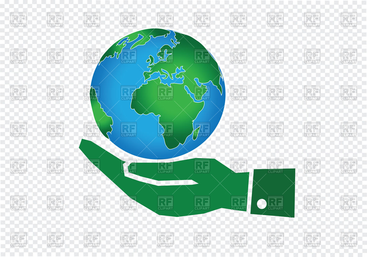 1200x841 Green Hand Holding World Globe Icon Vector Image Of Icons
