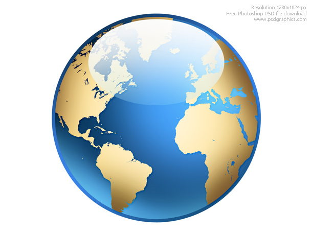 610x458 Photoshop World Globe Icon Psdgraphics