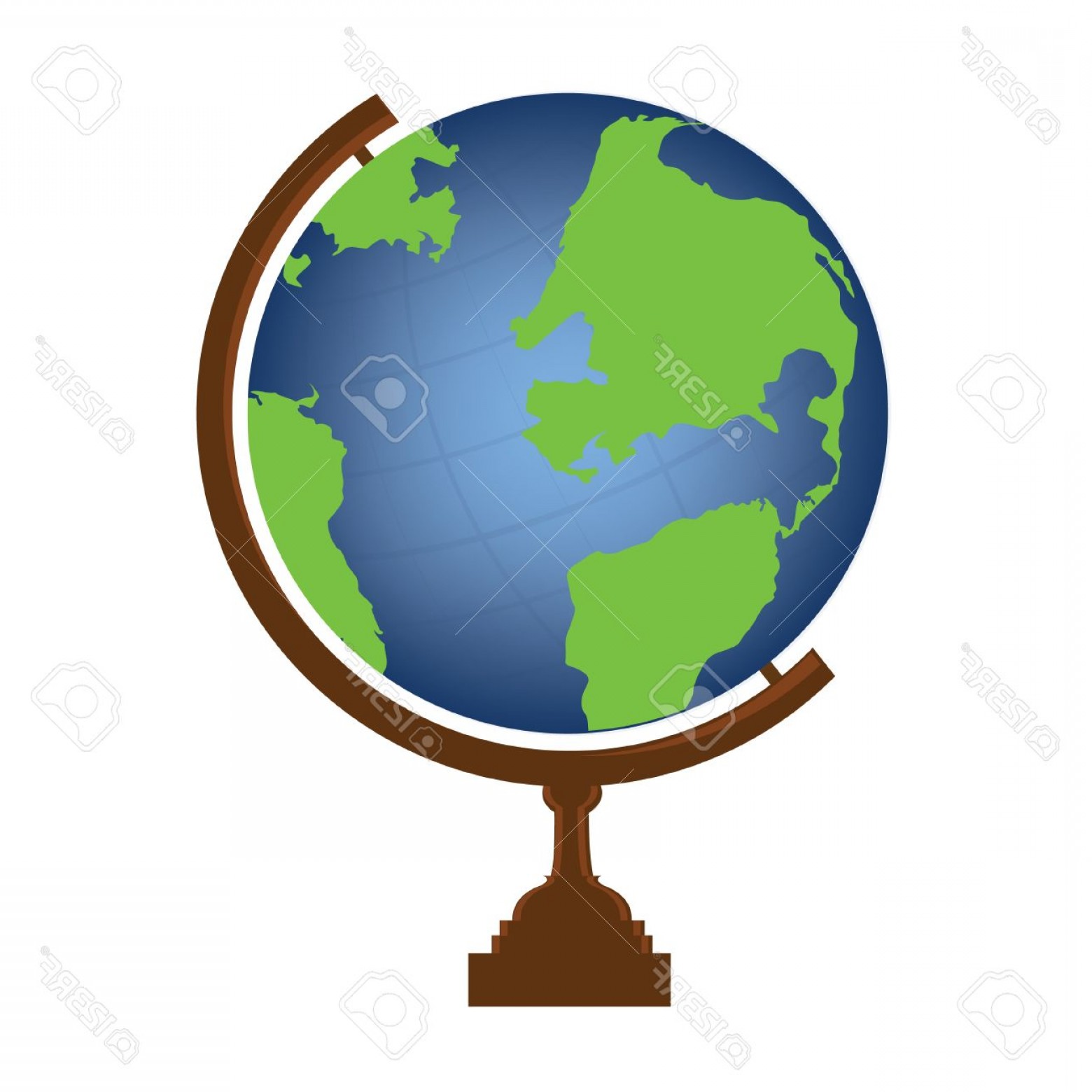 1560x1560 Photostock Vector Vector Illustration Of World Globe Globe Icon