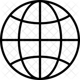256x256 World Icon Of Line Style