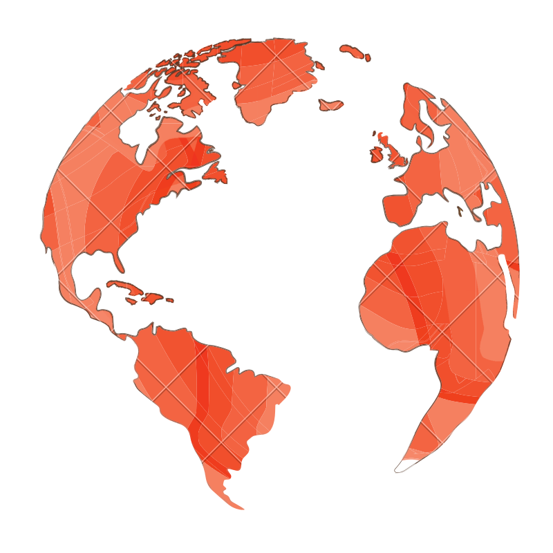 800x800 Isolated World Map Icon