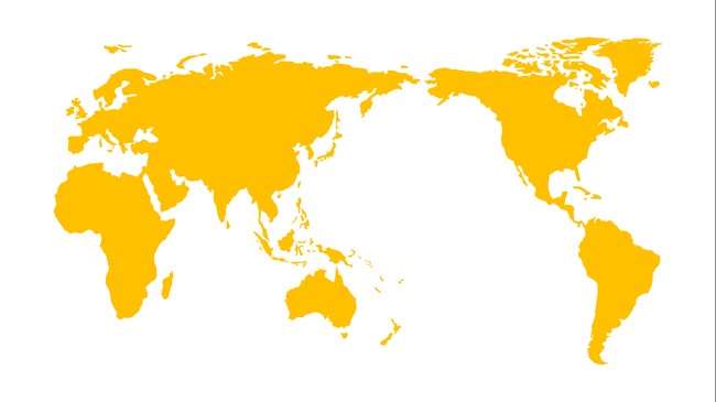 650x365 World Map Clipart Png