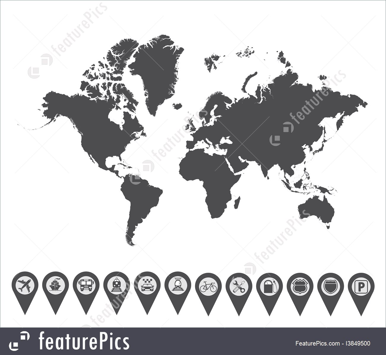 1300x1196 Emblems And Symbols World Map Icon