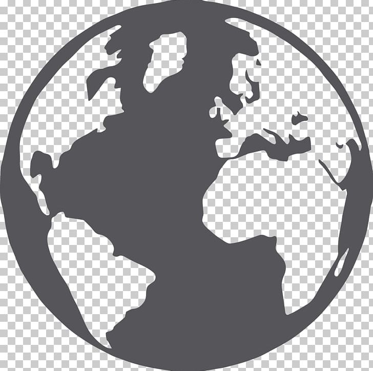 728x724 Globe World Map Computer Icons Png, Clipart, Black And White