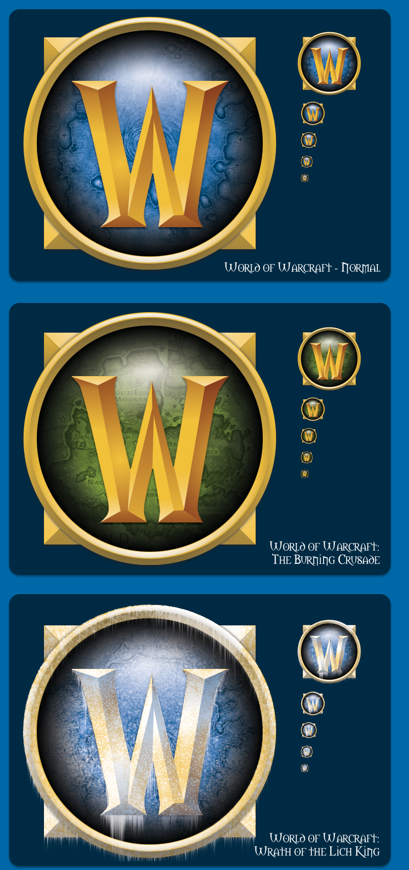 800x1700 World Of Warcraft X Pac Icons