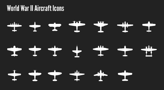 569x313 Free World War Ii Aircraft Icons