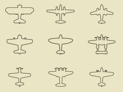 400x300 World War Ii Plane Icons