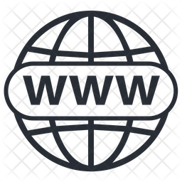 256x256 World Wide Web Icon Of Line Style