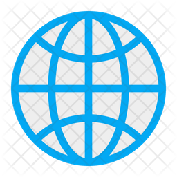 256x256 Worldwide Icon Of Flat Style