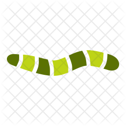 256x256 Worm Icon Of Flat Style