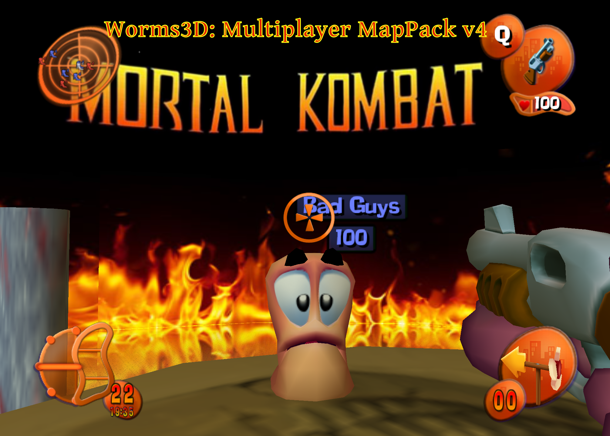 2011x1439 Worms Multiplayer Map Pack